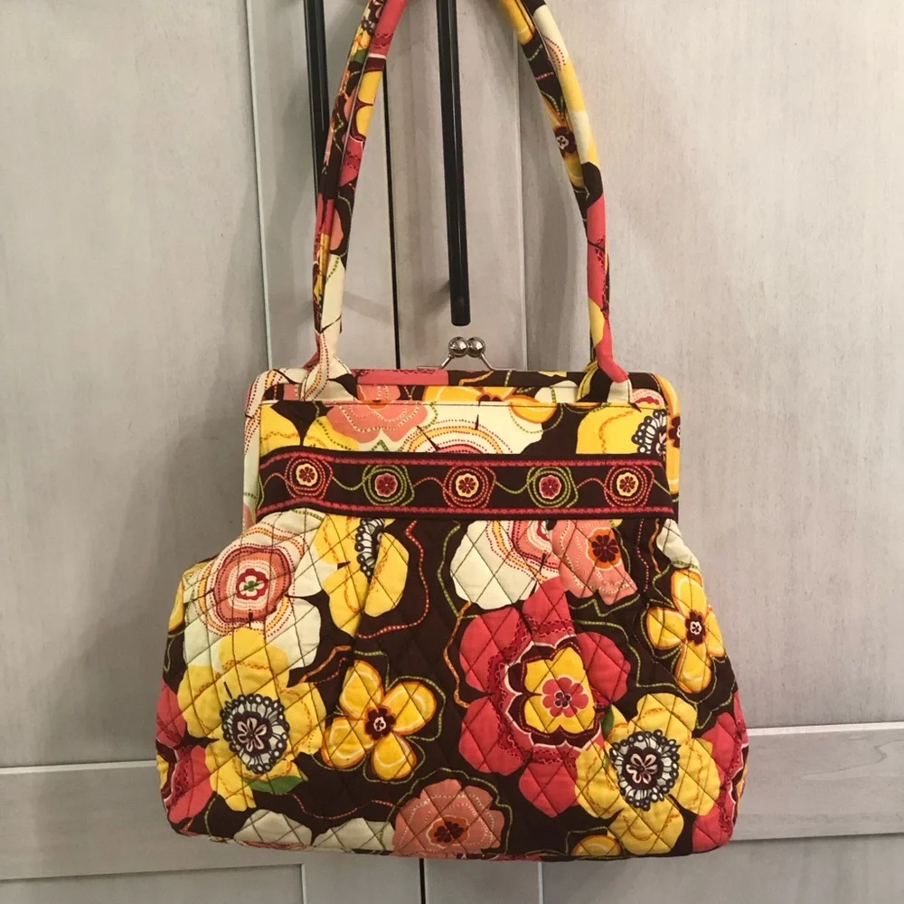 Vera Bradley Buttercup Pattern Alice Style Bag - Picture 1 of 6